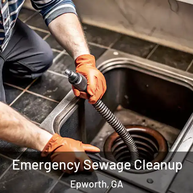  Emergency Sewage Cleanup Epworth, GA