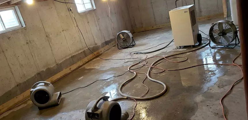 Large-Scale Water Damage Cleanup in Epworth