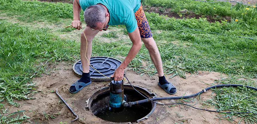 Outdoor Sewage Cleanup in Epworth