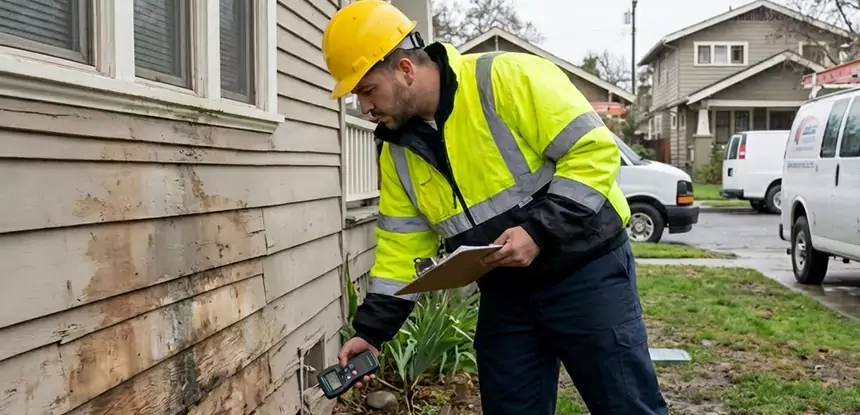 Water Damage Exterior Wall Epworth