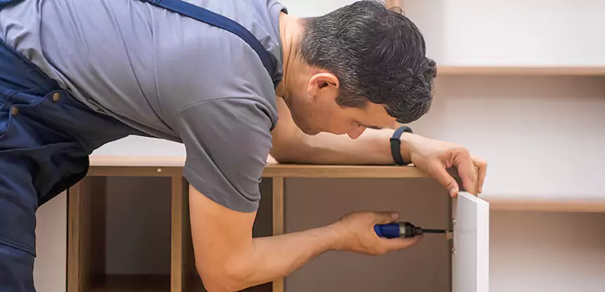 Water Damaged Cabinet Repair in Epworth
