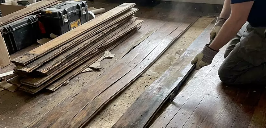 Wood Veneer Water Damage Repair Epworth