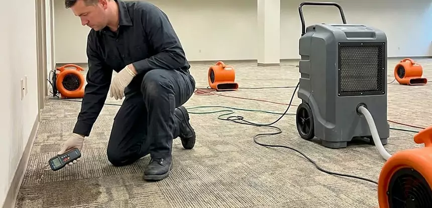 Drying Carpet Padding After Flood in Epworth
