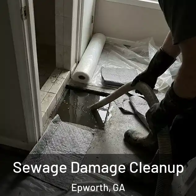  Sewage Damage Cleanup Epworth, GA